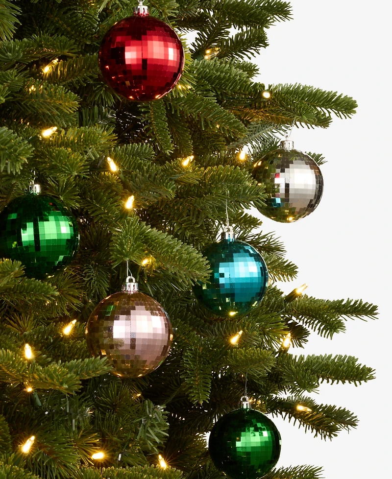 Holiday Lane Whimsy Shatterproof Red, Pink, Blue & Green Ball Ornaments, Set of 10, Macy's Exclusive