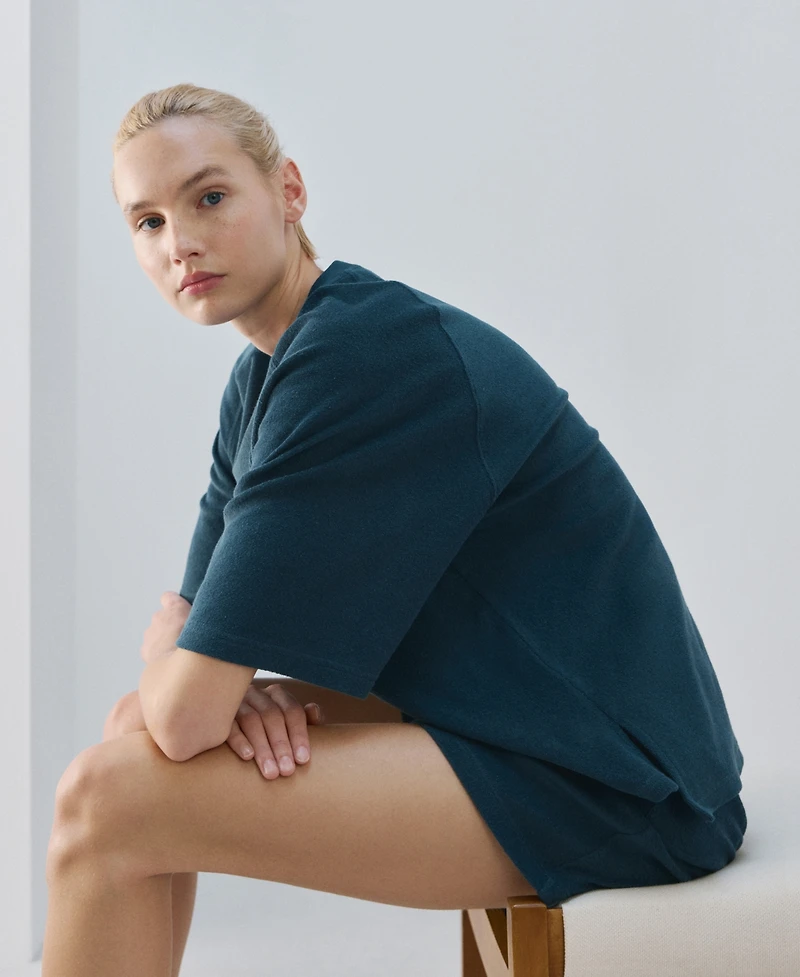 Mango Women's Terry Cotton Sweater