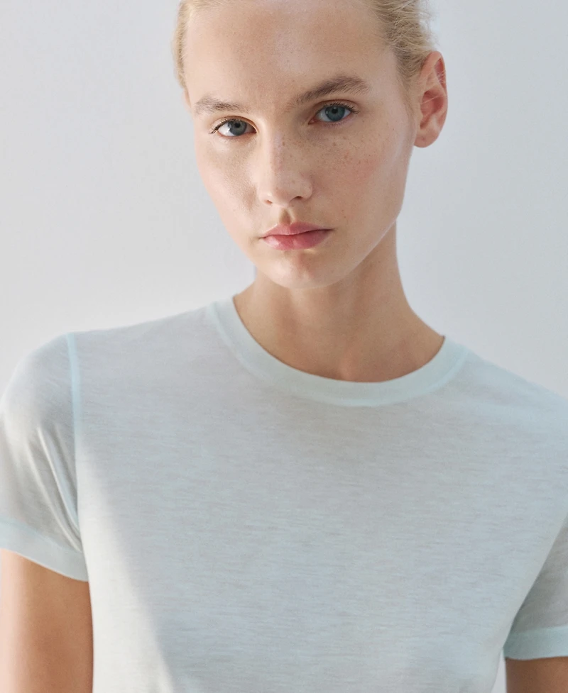 Mango Women's Micromodal Short-Sleeve T-Shirt