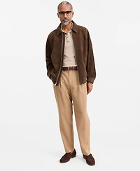 Club Room Men's Zip Front Suede Jacket, Macy's Exclusive