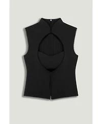 Nocturne Women's Braid-Trim Bustier Top with Built-In Bra