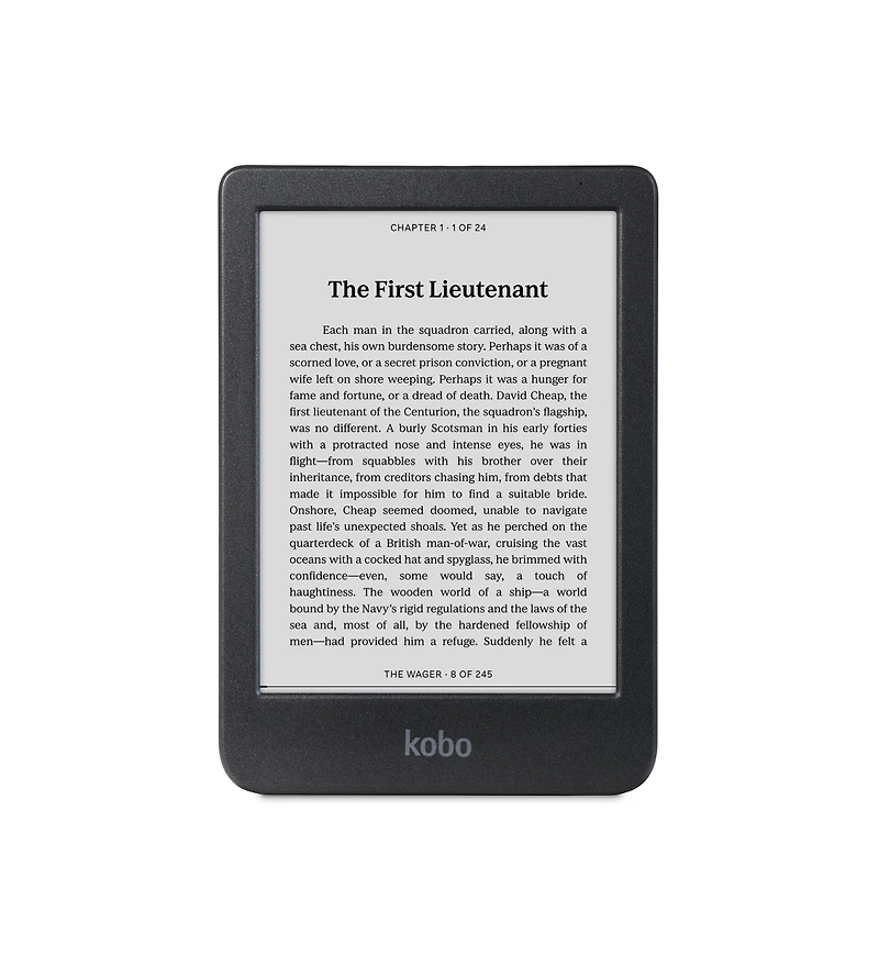 Kobo Clara Bw eReader 16GB with Candy SleepCover Case and Ac Bundle