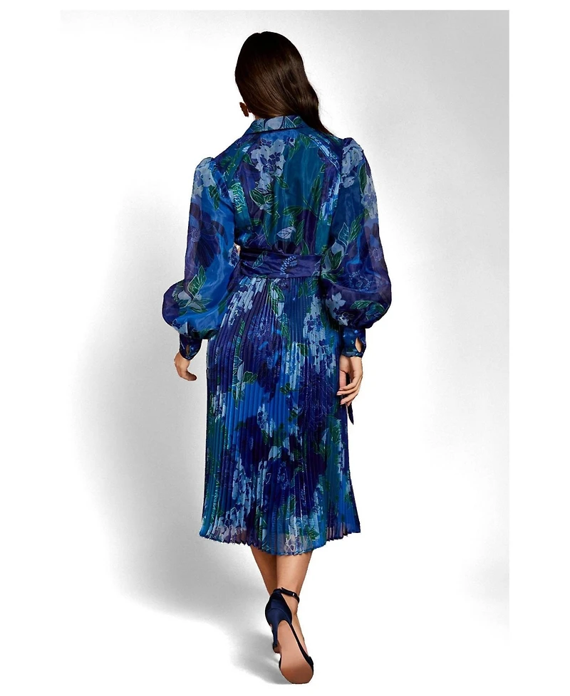 Coast Women's Floral Organza Shirt Dress