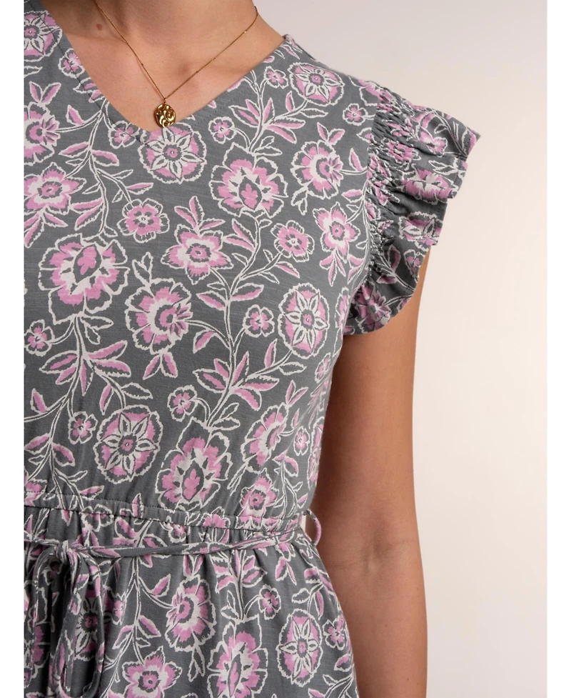 Brakeburn Women's Manoela Floral Print Dress