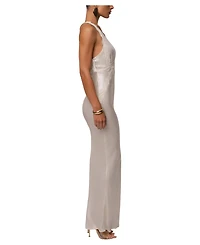 Jluxlabel Women's Satin Evenings Maxi Dress