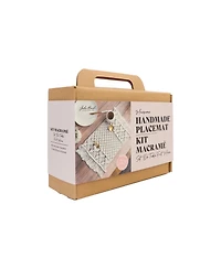 John Bead Macrame Handmade Placemat Diy Kit for Beginners