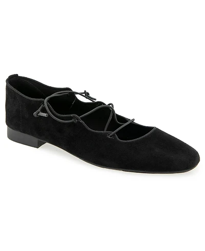 Kensie Women's Eglantine Elastic Strap Ballet Flat