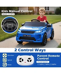 Mecale Licensed Land Rover Kids Ride on Car 12V Battery Powered Kids Electric Car