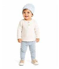 MeMoi Baby Girls 1M- 6M Tiny Leaves Beanie