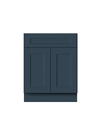 Boyel Living 27" W Standard Base Cabinet, Ready to Assemble Kitchen Cabinet with Solid Wood Frame, Soft-Close Slides and Hinges