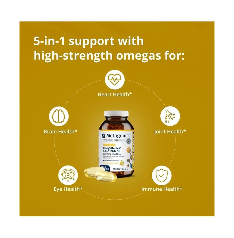 Metagenics OmegaGenics Fish Oil Epa Dha 1000 Milligram 30SG