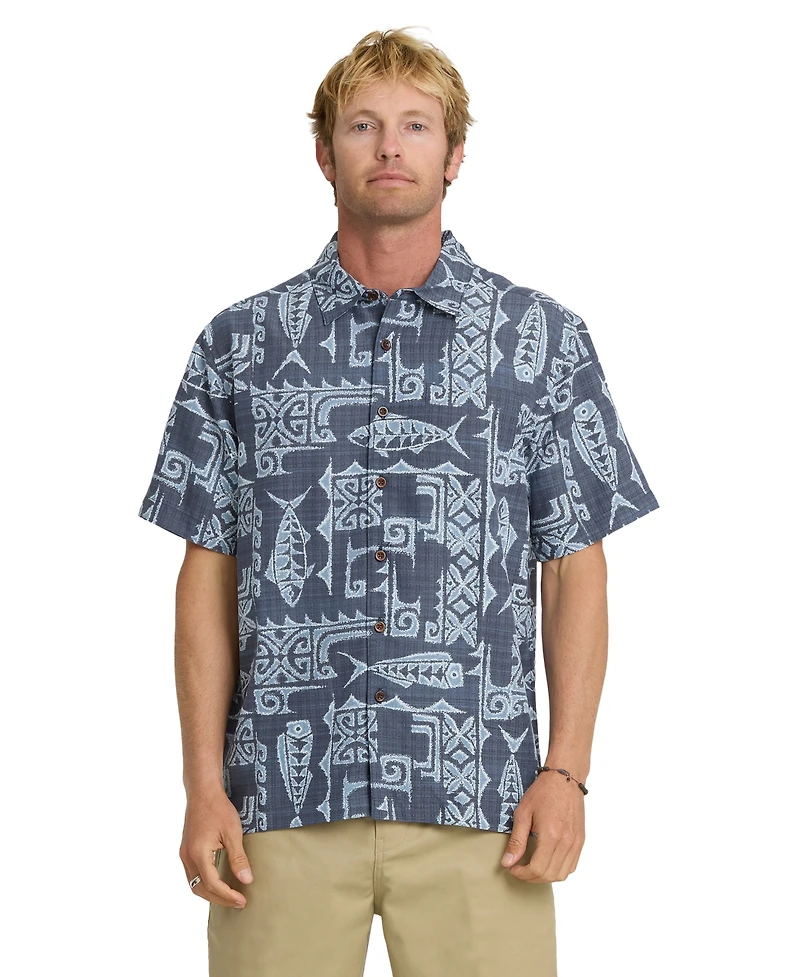 Quiksilver Waterman Men's Pescadero Short-Sleeve Shirt