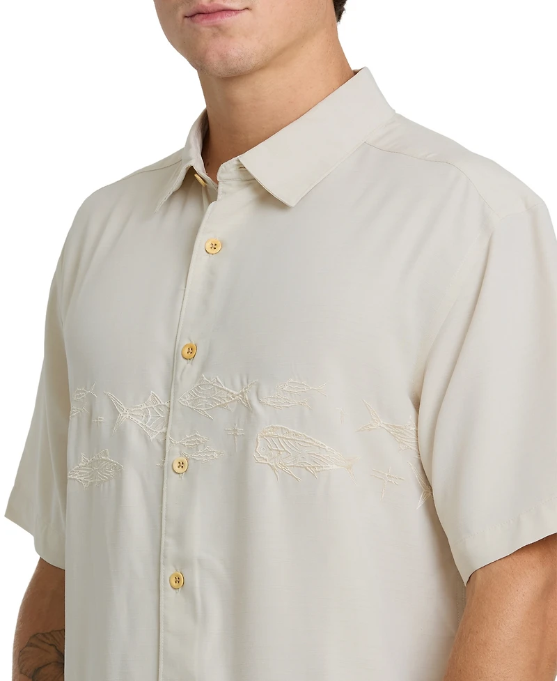Quiksilver Waterman Men's Offshore Short-Sleeve Shirt