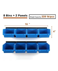 Xdovet Tool Organizer Wall Mount Bins Rails