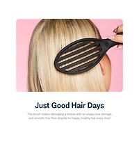 Gimme Beauty Vented Detangling Brush Quick Dry, Heat Resistant Wet Brush for Thick or Thin Locks Supports Healthy Hair Fine Hair