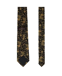 Trafalgar Men's Midas Floral Novelty Silk Necktie