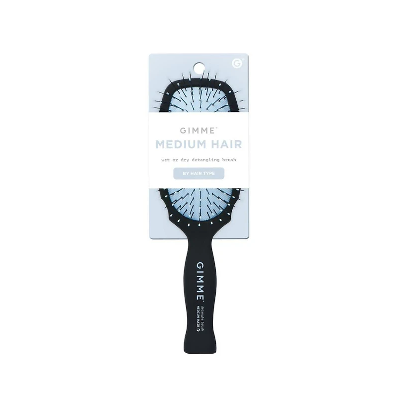 Gimme Beauty Medium Hair Brush Soft Bristle Brush with Anti Static and Heat Resistant Nylon Bristles