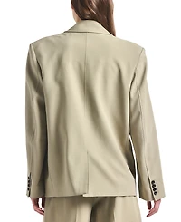 Derek Lam 10 Crosby Women's Poppy Notch Lapel Collar Blazer