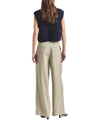 Derek Lam 10 Crosby Women's Archer Mid-Rise Wide-Leg Suiting Trousers