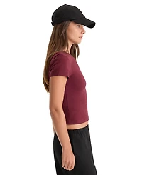 Good American Women's The Baby Crewneck T-Shirt