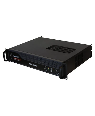 Gemini Sound Xga-3000 Class Ab 2x 200W Professional Dj Amplifier, Multizone, Rack Mount