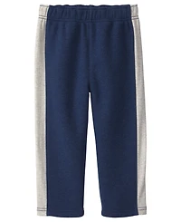 Carter's Toddler Boys' 2T-5T Color-Block Fleece Long-Sleeve Top, Sweatshirt and Pants, 3-Piece Set