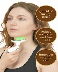 Lovery Led Light Based Multifunctional Face and Neck Beauty Massager Wand with Ems Technology