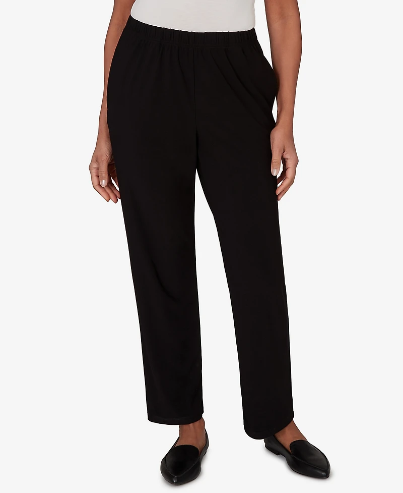Alfred Dunner Petite Soft Crepe Pull-On Pants