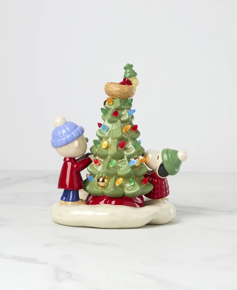 Lenox Peanuts Christmas Light-Up Figurine