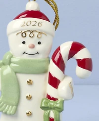 Lenox 2026 Gingerbread with Candy Cane Ornament