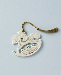 Lenox 2026 Baby's 1st Christmas Rocking Horse Ornament