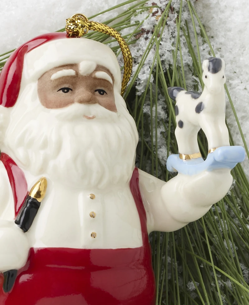 Lenox African American Santa's Workshop Ornament