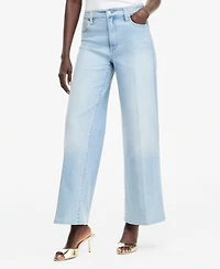 I.n.c. International Concepts Women's High-Rise Wide-Leg Jeans
