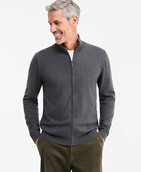 Club Room Men's Supima Cotton Full-Zip Sweater, Macy's Exclusive