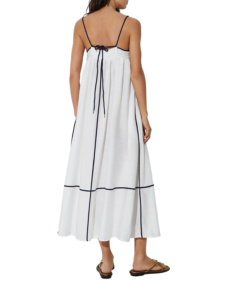 Reiss Women's Isla Contrast Tipped Resort Dress