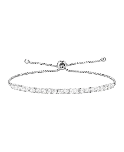 Macy's Lab-Grown Diamond Bolo Bracelet (1-1/2 ct. t.w.) in Sterling Silver