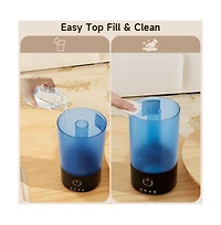 Topteng Humidifier with 7-Color Rgb Light, 360° Nozzle & Oil Diffuser