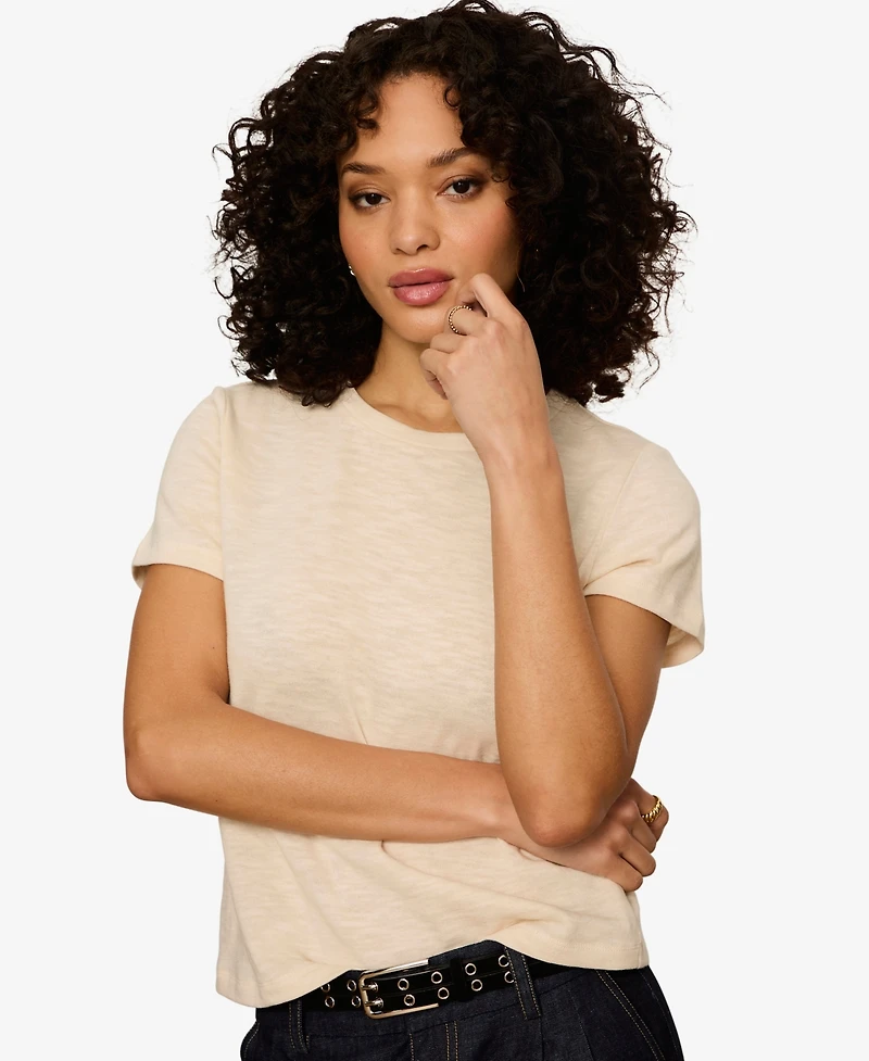 Sanctuary Women's Short-Sleeve Crewneck T-Shirt