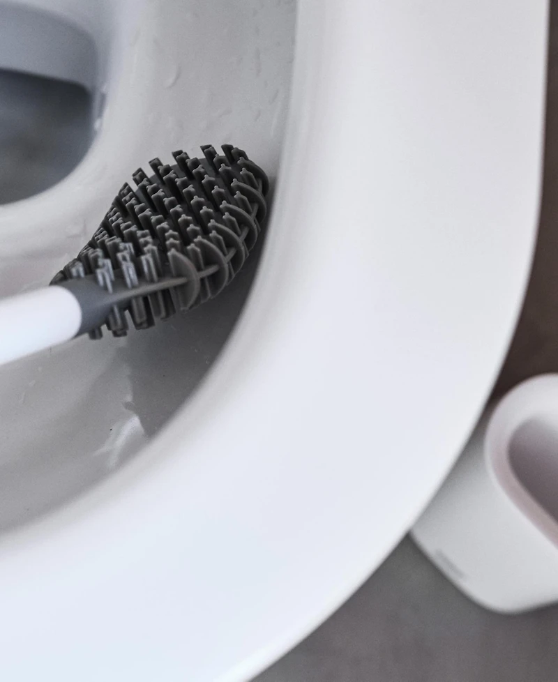 Joseph Joseph 2-Piece Flex TriBlade Lite Toilet Brush & Holder Set