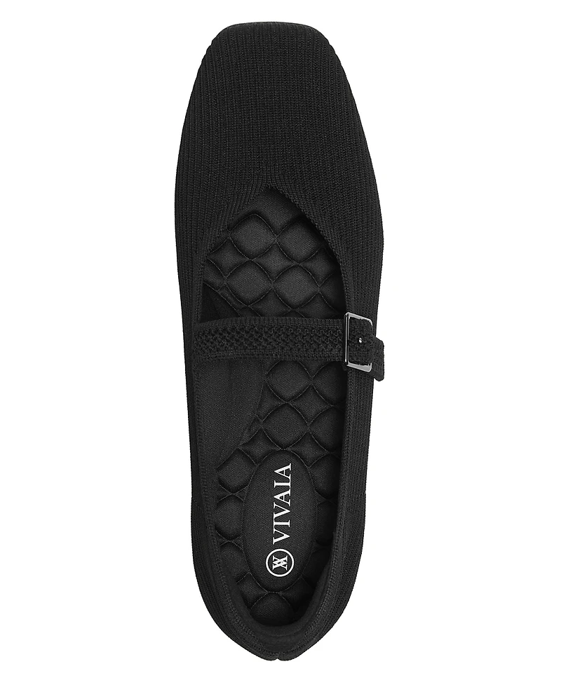 Vivaia Women's Margot Walker Mary Jane Lightweight Square-Toe Janes