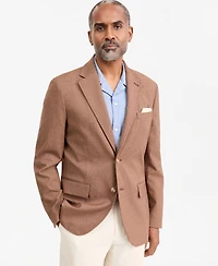Club Room Men's Regular-Fit Houndstooth Notch-Lapel Blazer, Macy's Exclusive