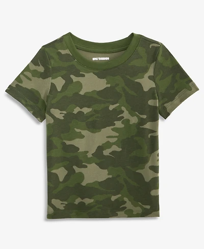 Epic Threads Toddler Boys' 12M-5T Short-Sleeve Camo-Print T-Shirt, Macy's Exclusive