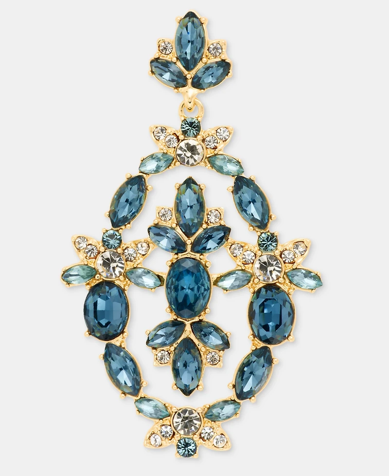 Marchesa Stone Orbital Drop Earrings
