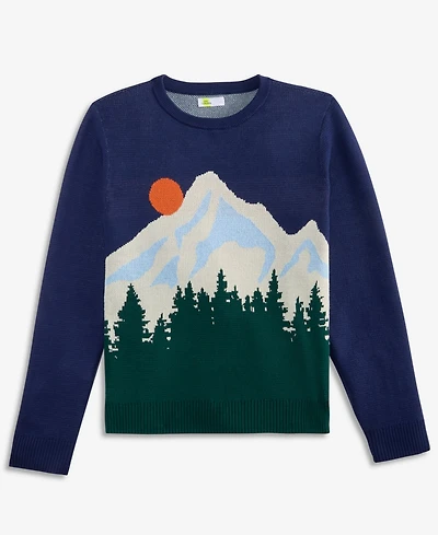 Epic Threads Boys' Xs-xl Long-Sleeve Mountain Sweater, Macy's Exclusive