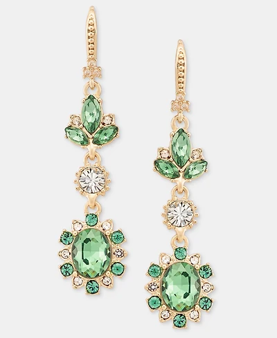 Marchesa Stone Double Drop Earrings