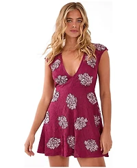 Nasty Gal Women's Plunge Skater Mini Dress