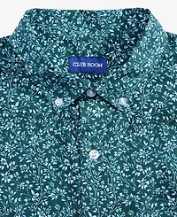 Club Room Men's Floral Poplin Button-Down Shirt, Macy's Exclusive