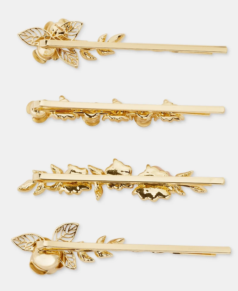 Lonna & Lilly Flower Bobby Pins, 4-Piece Set