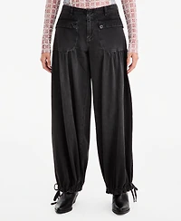 Free People Women's Lotus Jean Wide-Leg Baggy Jeans