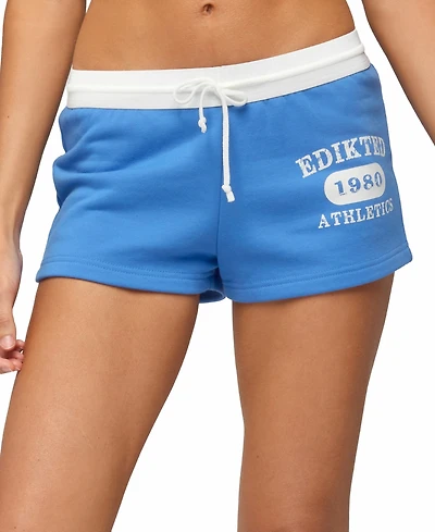 Edikted Women's Athlete Contrast Micro Shorts